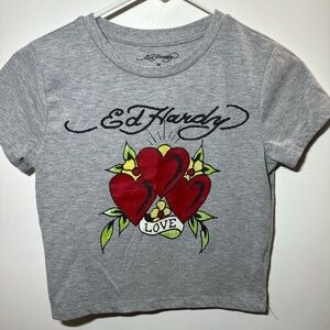 Ed Hardy love crop top